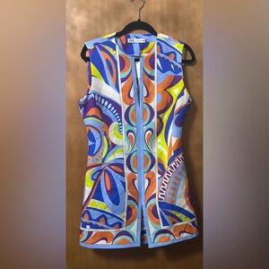 Zara Multicolor Abstract Dress